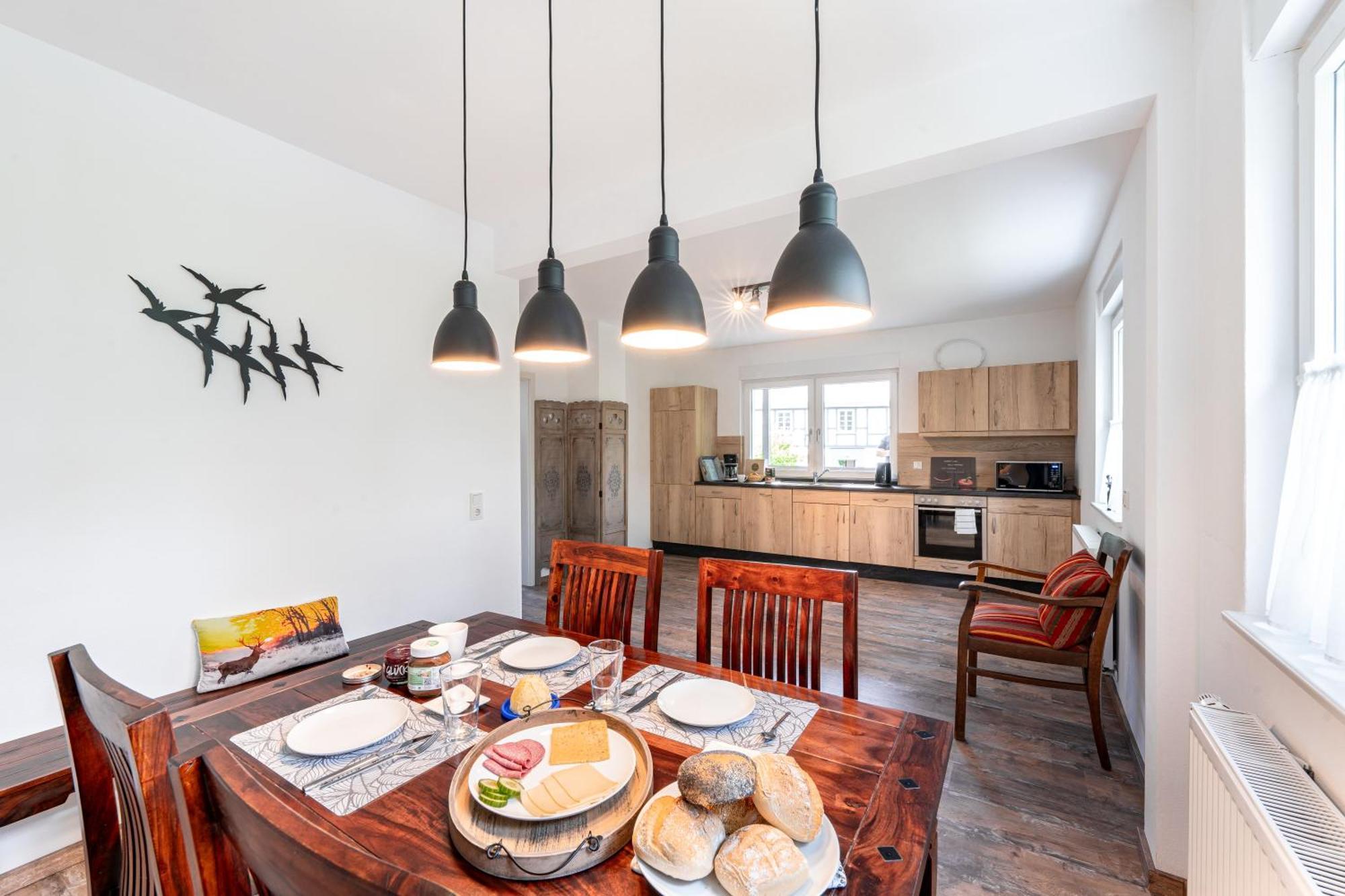 Ferienwohnung Haus An Der Lenne レンネシュタット エクステリア 写真
